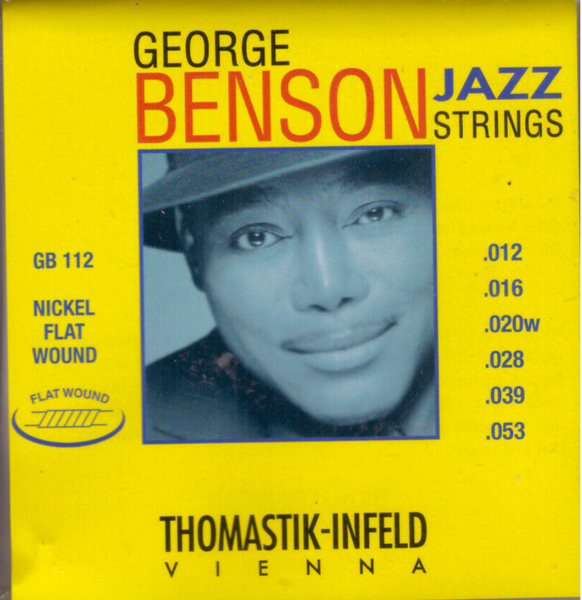 Thomastik-Infeld George Benson Jazz Strings GB112 Nickel Flat Wound 12-53