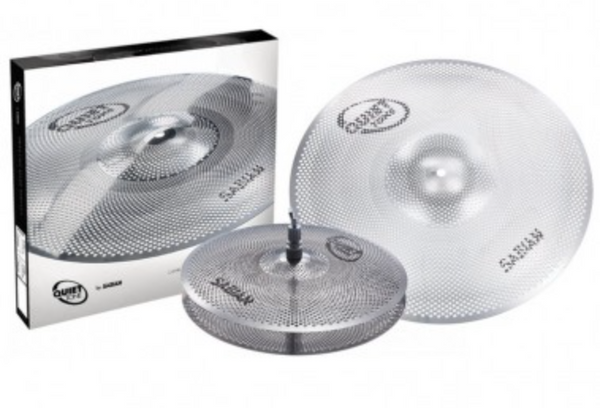 Sabian Quiet Tone QTPC501 Practice Beckenset, 2-teilig