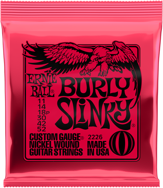 Ernie Ball E-Gitarrensaiten Nickel Wound 11-52 BURLY SLINKY