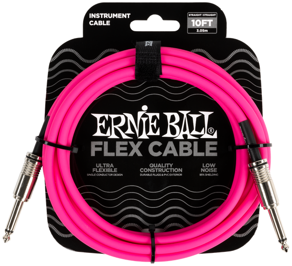 Ernie Ball Instrumentenkabel, Flex, 3,05m