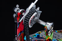 TAMA 50th Limited Iron Cobra Power Glide Double Pedal - Marble Psychedelic Rainbow Finish