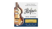 Höfner HCT1133FS Flatwound Saiten für Shortscale Bass, 40-100