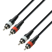 Adam Hall Audiokabel 2x Cinch / 2x Cinch TCC 0100 M