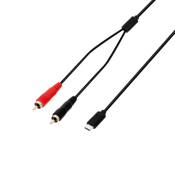USB-C Y-Kabel, USB C > 2 x Cinch Male