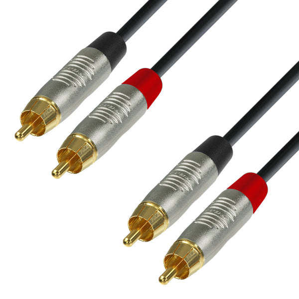 Adam Hall Audiokabel 2x Cinch / 2x Cinch TCC0300
