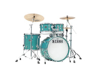 TAMA Superstar Limited Reissue 50th Anniversary Shell Kit 4 teilig - Aqua Marine/Chrom HW