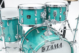 TAMA Superstar Limited Reissue 50th Anniversary Shell Kit 4 teilig - Aqua Marine/Chrom HW