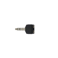 Festadapter 2x Miniklinke stereo > Klinke stereo