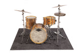 Drum N Base WVN-BBL Schlagzeugteppich 185 x 165 cm Woven Back in Black