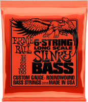 Ernie Ball E-Bass Saiten Nickel Wound 6-Saiter 32-130 SLINKY BASS