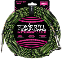 Ernie Ball Instrumentenkabel mit Gewebemantel 3,05m