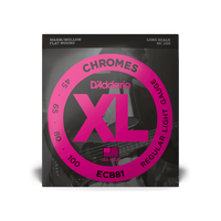 D'Addario E-Bass Saiten ECB81 Chromes Bass 45-100 Light, Long Scale