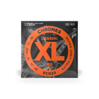 D'Addario E-Gitarrensaiten ECG23 Chromes Flat Wound 10-48 Extra Light