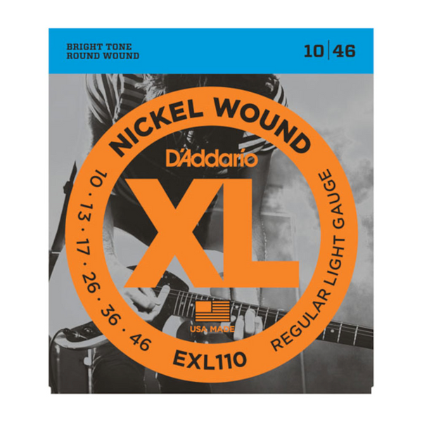 D'Addario E-Gitarrensaiten EXL110 Nickel Wound 10-46 Regular Light