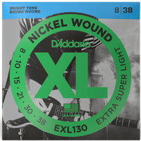 D'Addario E-Gitarrensaiten EXL130 Nickel Wound 8-38 Extra-Super Light