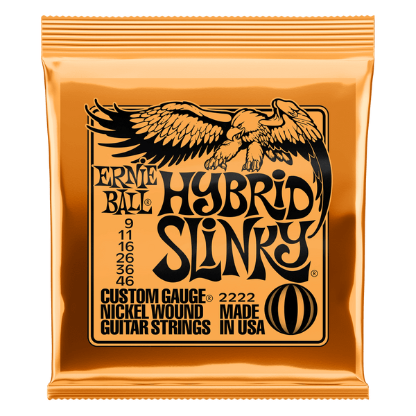 Ernie Ball E-Gitarrensaiten Nickel Wound 9-46 HYBRID SLINKY