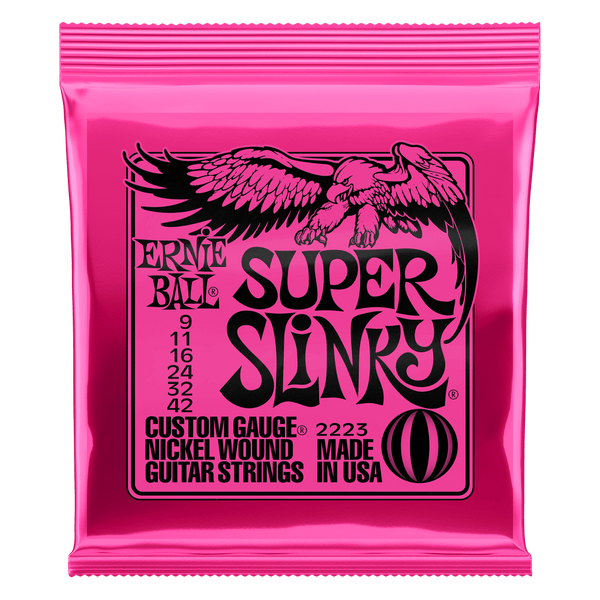 Ernie Ball E-Gitarrensaiten Nickel Wound 9-42 SUPER SLINKY