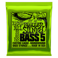 Ernie Ball E-Bass Saiten Nickel Wound 45-130 REGULAR SLINKY BASS 5-String