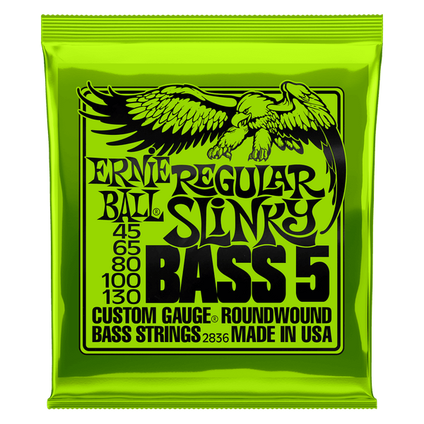 Ernie Ball E-Bass Saiten Nickel Wound 45-130 REGULAR SLINKY BASS 5-String