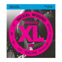 D'Addario E-Bass Saiten EXL170 Nickel Wound 45-100 Light, Long Scale